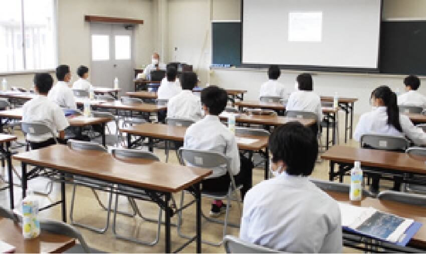 中郷中学校2年生工場見学会