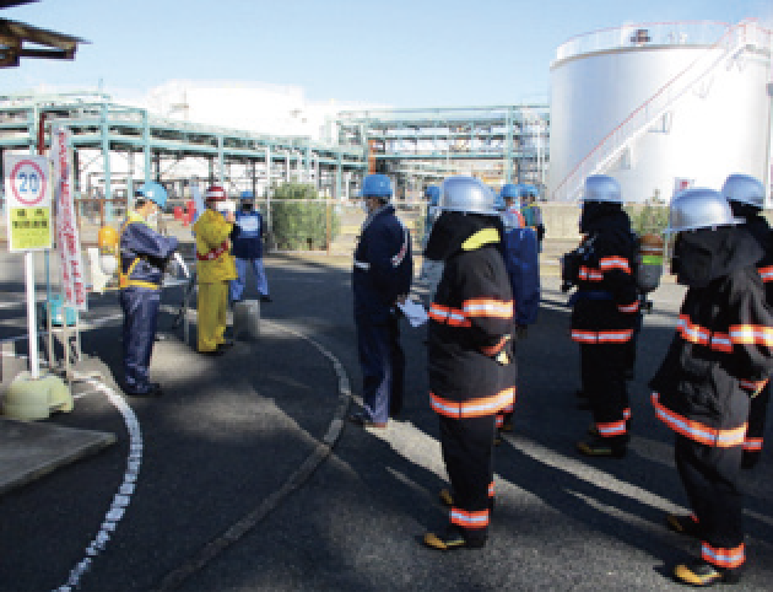 Joint in-plant disaster drill