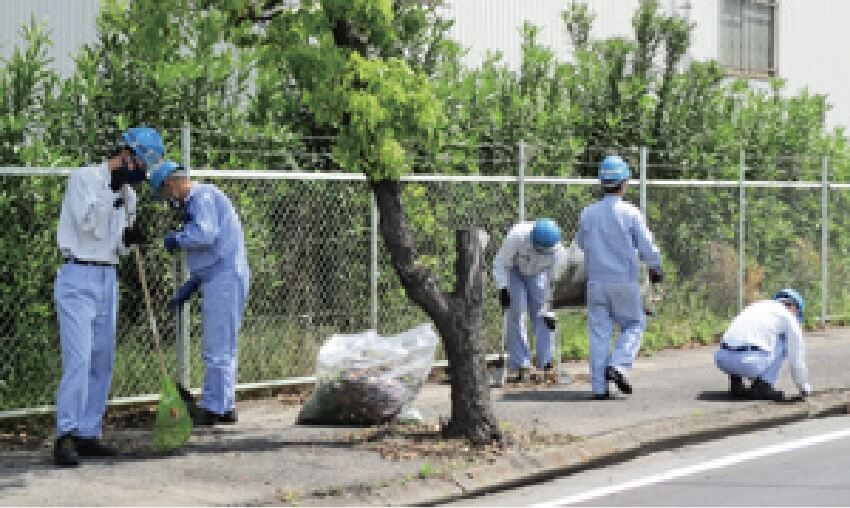 工場周辺環境整備